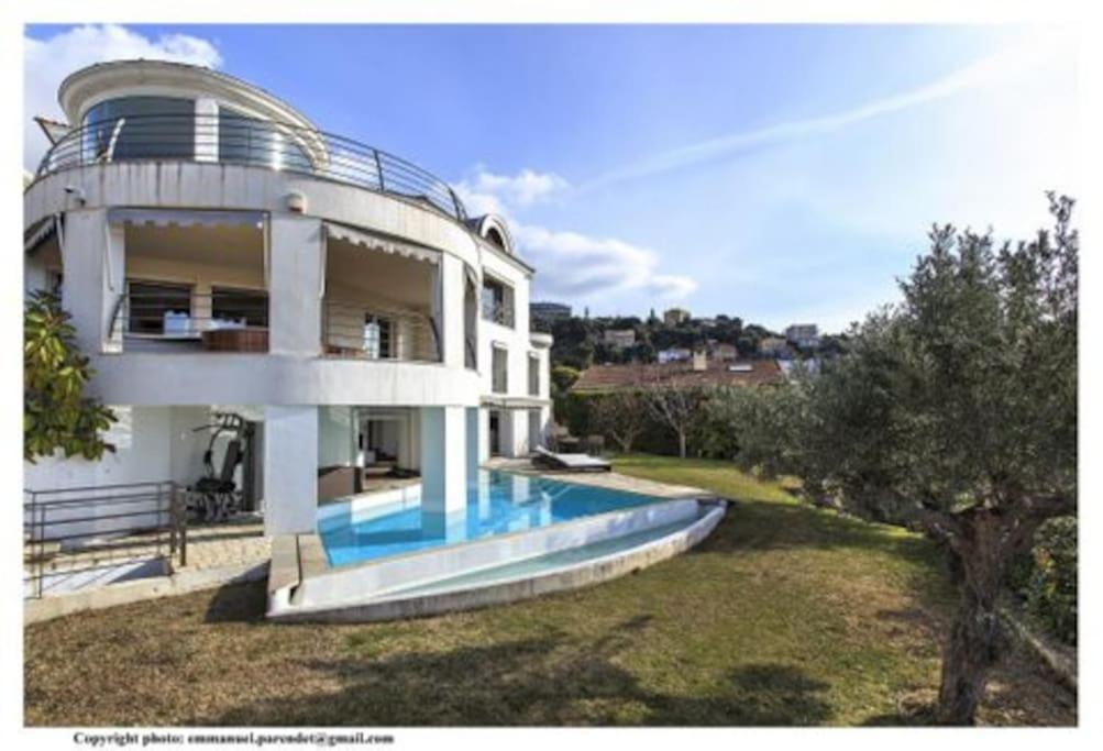 Mont Boron - - Splendide D'architecte Vue Panoramique Villa Nizza